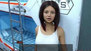 stranded in space 105 - scheming a hot threesome with bisexual neighbor girl