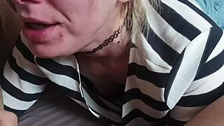 Gay guy gets his throat fucked and cum dumped