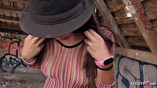 Rough Public Amateur Anal with Sexy Jessy Jey at Risky German Lost Place