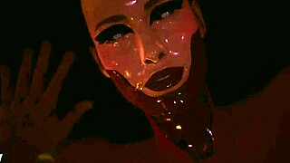 Cyberpunk 2077's female tyger claw and hammer club scene