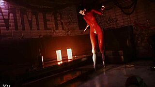 Cyberpunk 2077's female tyger claw and hammer club scene