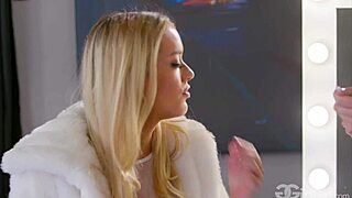 Pop star Anny Aurora and Jade Baker in hot lesbian scene