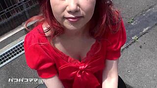 Reiko Ishii Stuns in Red as Mature Yakuman-Like Lady in Japanese Scene