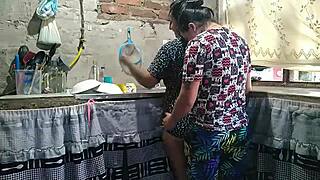 Wild lesbian sex with best friend while husband is away