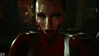 Cyberpunk 2077's female tyger claw and hammer club scene