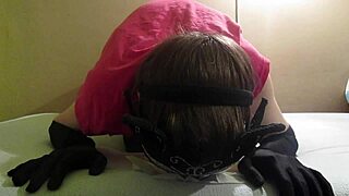 i'm obsessed with femboy dildo play in stockings for anal fun