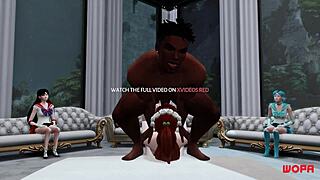 3D animated Bachelor party with humiliating and fucking scenes with Makoto