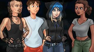3D animated game with big boobed women and other curvaceous babes