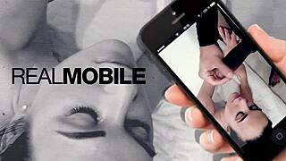 A homemade video of an amateur couple having sex after a long day at work