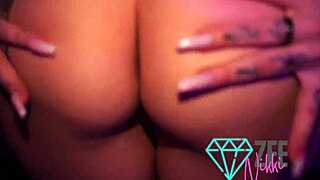 Finger play with a sexy woman with hand tattoos