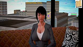 3D animated cartoon with erotic elements and interactive gameplay