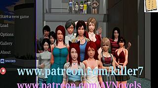 3D animated anime: walkthrough of the sex game My new family 184