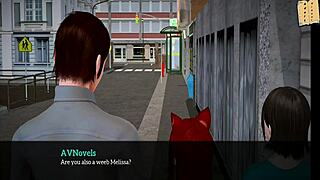 3D animated video with red-haired amateur and her stepson