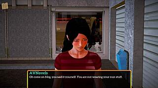 Amateur game walkthrough with erotic stories and big tits