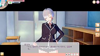 3D animated video of jk Asami with a beautiful body and sexual skills