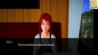 3D animated adult visual novel walkthrough: My new family 182