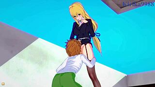 ryouko, tearju, and rito, got intense sex in to love ru hentai?