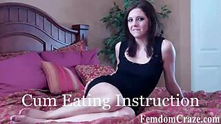 Enjoy a femdom experience with an old dominatrix who uses a scissor hold to show her power