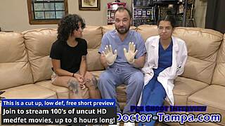Dr. Nicole's gyno exam in Tampa, Florida - a fetish reality