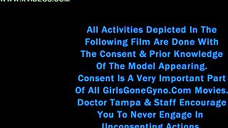 hey, watch doctor tampa give rina arem a humiliating gyno exam at tampa university!