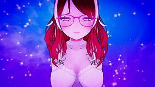 Big cock hentai with horny girl and her friend