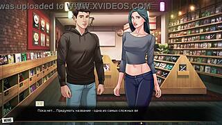 Big cock creampie and deepthroat in our Red String game