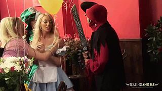 Gorgeous Chicks Go Wild in Group Sex with Horny Guys, What a Blast!