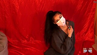 Viva Athena smokes while enjoying steamy sex scenes