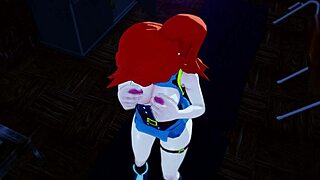 Beautiful boobs bouncing in 3D hentai video