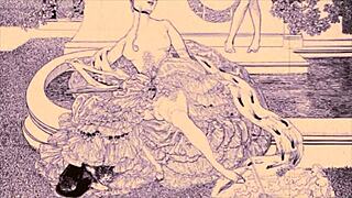 vintage erotic illustrations bring back steamy old-school vibes