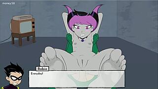 Beautiful hentai with Raven and Jinx in 18titan’s latest episode