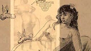 vintage erotic sketches bringing old-school charm to life