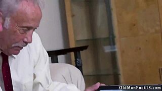 Horny Old Man Jerks While Ivy Shows Off Massive Tits. She’s a Stunner!