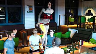 anna exciting affection 22 - bar game turns kinky real fast!