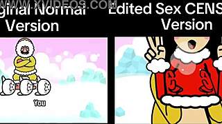 Rhythm Heaven Fever censored and original sex scenes compared