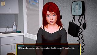 A walkthrough of an erotic cartoon called Family 466