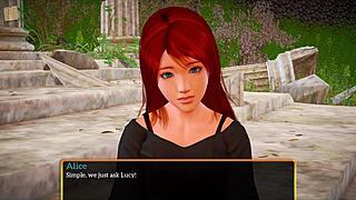 The erotic story of a red-haired girl in her new family