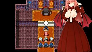 Big breasted anime babes get what they deserve in a new game