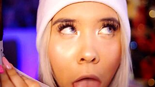 Valentina, the Colombian slut, craves a cock in her mouth