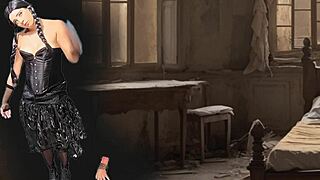 Full Halloween movie with gothic chick and anime blowjob scenes