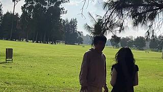 i got drilled by cxlila, a curvy colombian stranger, in a public park