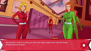 Paprika the redhead spy from Totally Spies! summons monsters in this anime porn