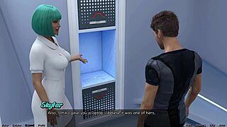 3D animated porn with hot black women in a space adventure