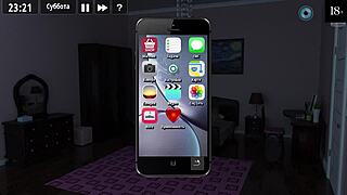 Beautiful MILF with big boobs seduces big cock in this hentai game