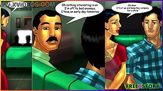 Savita Bhabhi's first-time passion with a mysterious 3D man