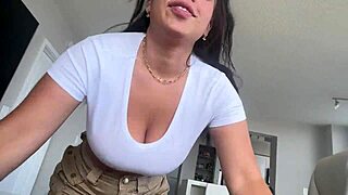 Web chat with hot Latina step-sister and her big ass