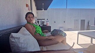 caught banging the new neighbor in our building, she's wild
