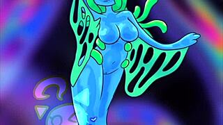 A mix of gay and lesbian sex scenes with a futuristic theme