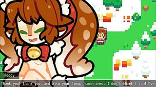 what’s up with poppy from lol in this xmas hentai parody ep 1, covered in cum outdoors?