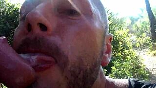 A compilation of gay outdoor cruising with public cumshots